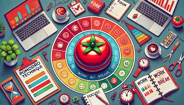 Illustration de la Méthode Pomodoro